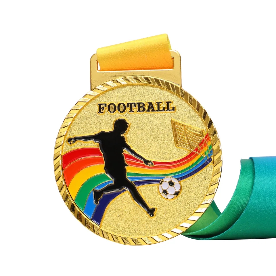 Medaglia di calcio personalizzata da incidere