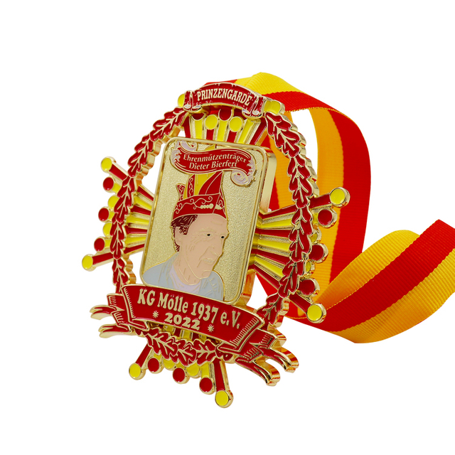 Medaglie di Carnevale personalizzate con ripieno di smalto morbido