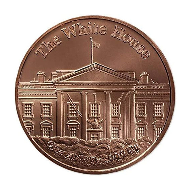 Moneta in rame puro da 1 oz rotonda in rame personalizzata