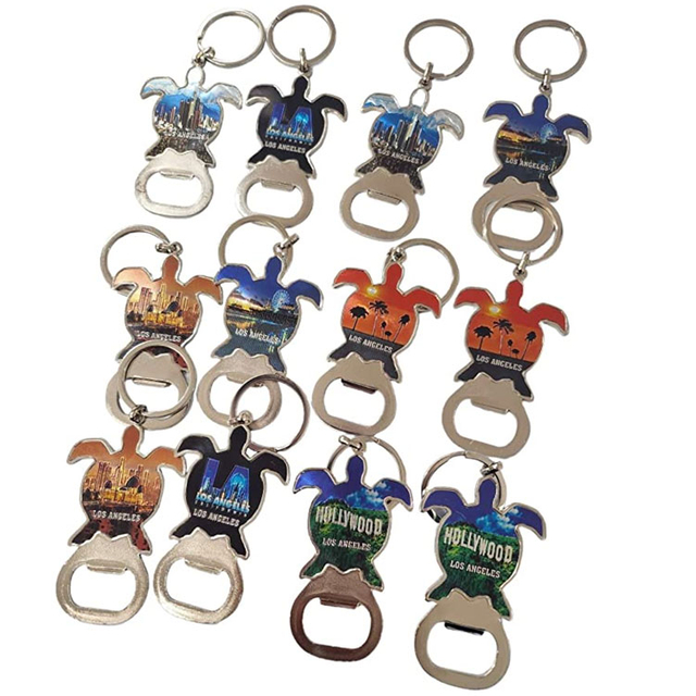 Portachiavi souvenir personalizzato I Heart Los Angeles